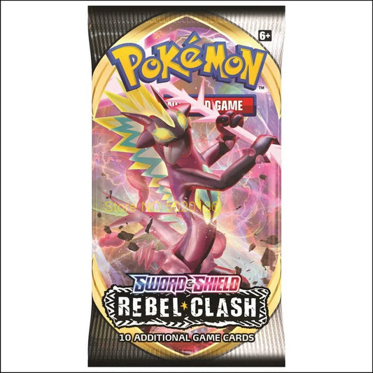 Cartes Pokémon Rebel Clash, 324 pièces/lot, pack de cartes booster, non pesées, scellées en usine